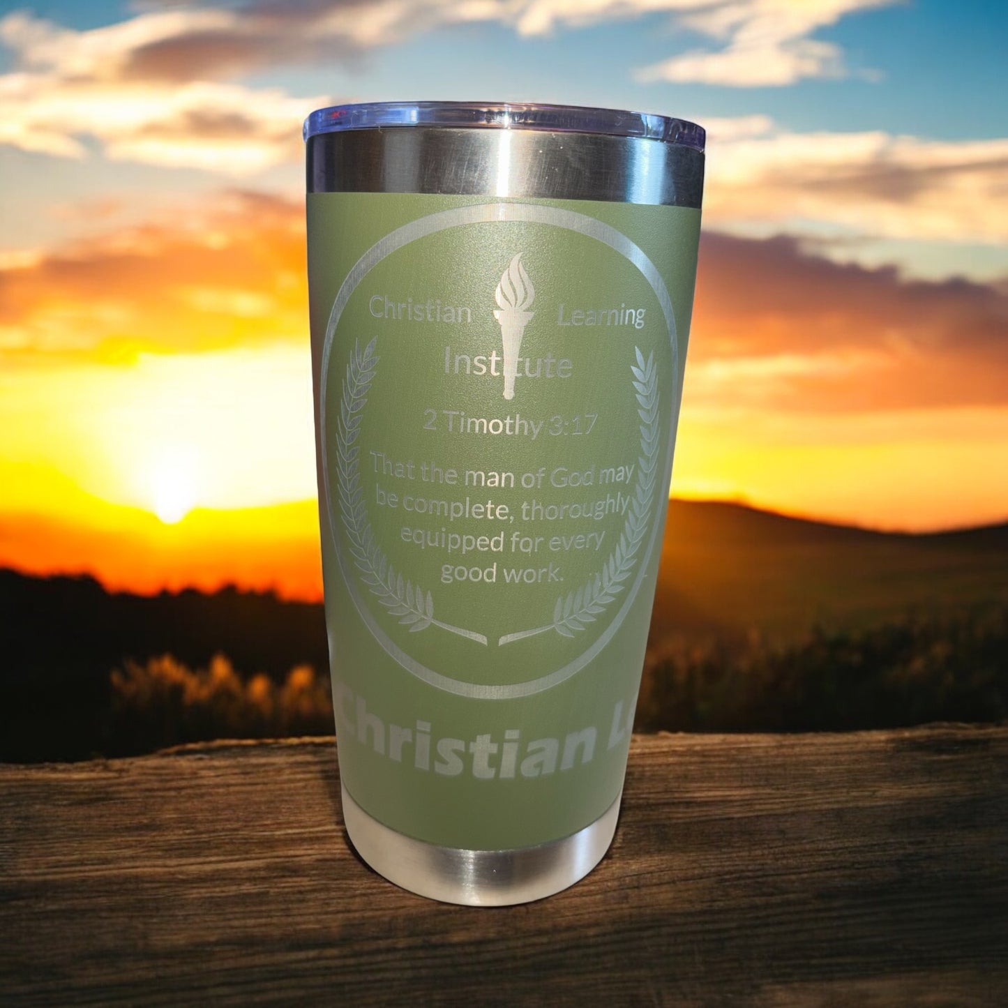 C L I 20 oz tumbler