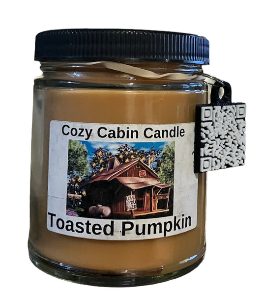 Toasted Pumpkin scented  Soy candle